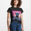 Majestic Y2k Rainbow Black Panther Merchandise Roar In Radiant Elegance! Classic T-Shirt