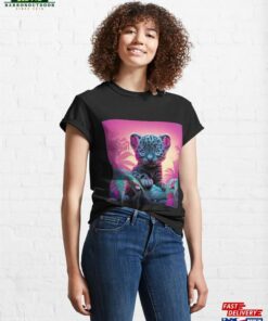 Majestic Y2k Rainbow Black Panther Merchandise Roar In Radiant Elegance! Classic T-Shirt