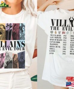 Maleficent Jafar Villains Evil Era Hades Ursula Gaston Cruella Captain Hook Comfort Color T-Shirt Classic Hoodie