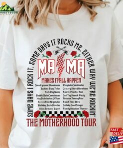 Mama Rock Tour Shirt Mom Life Concert Hoodie Unisex