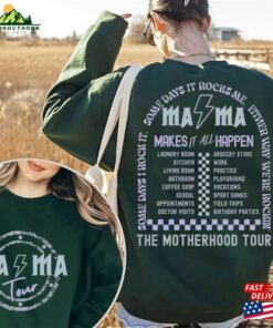 Mama Rock Tour Shirt Mom Life Concert Tee Sweatshirt T-Shirt