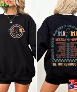 Mama Rock Tour Sweatshirt Mom Life Concert And Roll Classic Hoodie