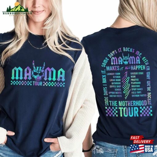 Mama Tour T-Shirt Some Day I Rock It Mom Shirt Motherhood Skeleton Hoodie