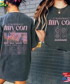 Mamamoo My Con Tour 2023 T-Shirt Gift Rock Shirt Sweatshirt Unisex