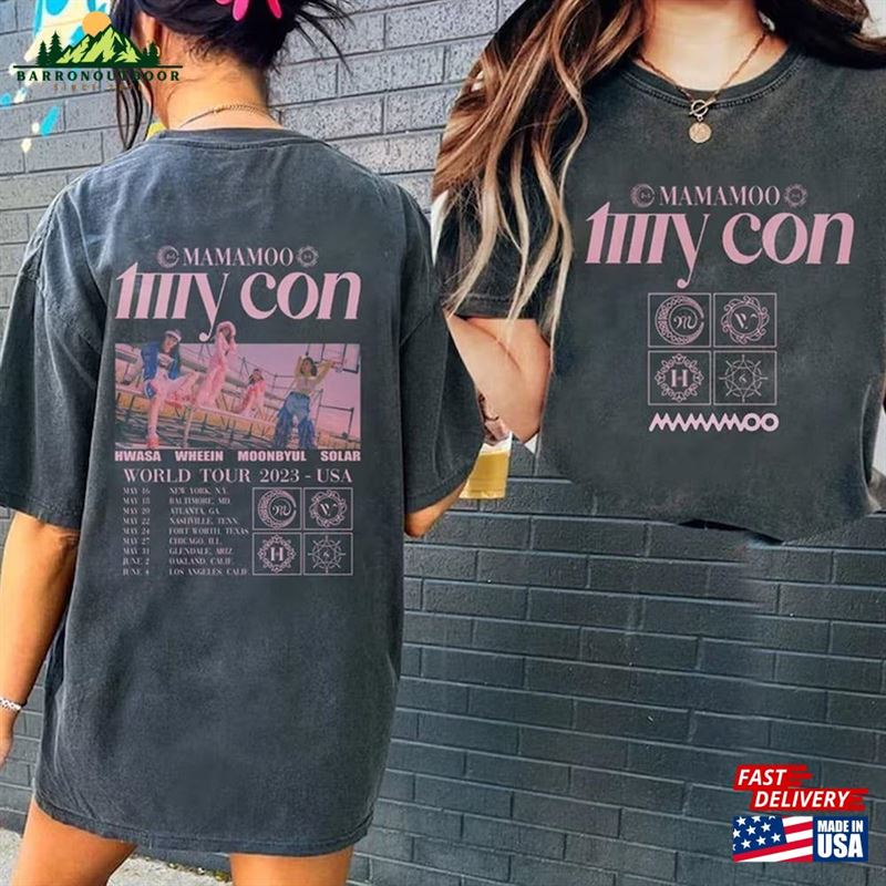 Mamamoo My Con Tour 2023 T-Shirt Gift Rock Shirt Sweatshirt Unisex Mamamoo My Con Tour 2023 T-Shirt Gift Rock Shirt Sweatshirt Unisex