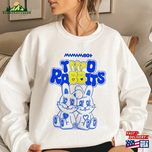 Mamamoo Two Rabbits Album T-Shirt Kpop Shirt Tour Classic Unisex