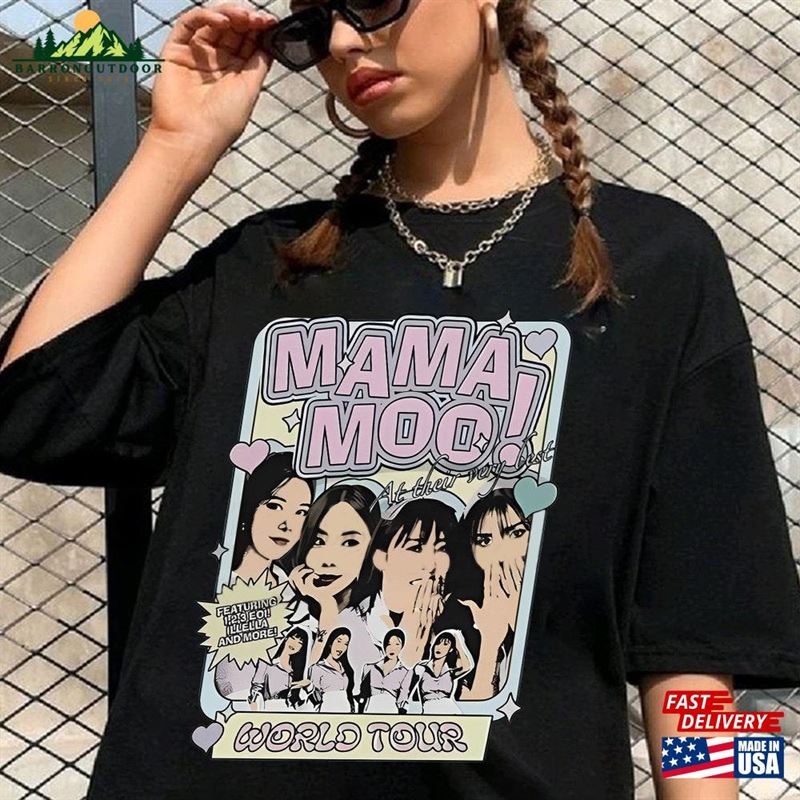 Mamamoo Vintage Retro Shirt My Con World Tour 2023 T-Shirt Classic Mamamoo Vintage Retro Shirt My Con World Tour 2023 T-Shirt Classic