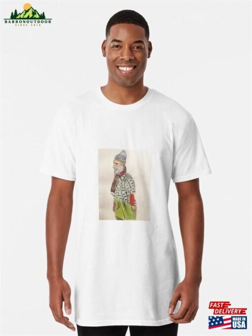 Man On The Beach Long T-Shirt Hoodie