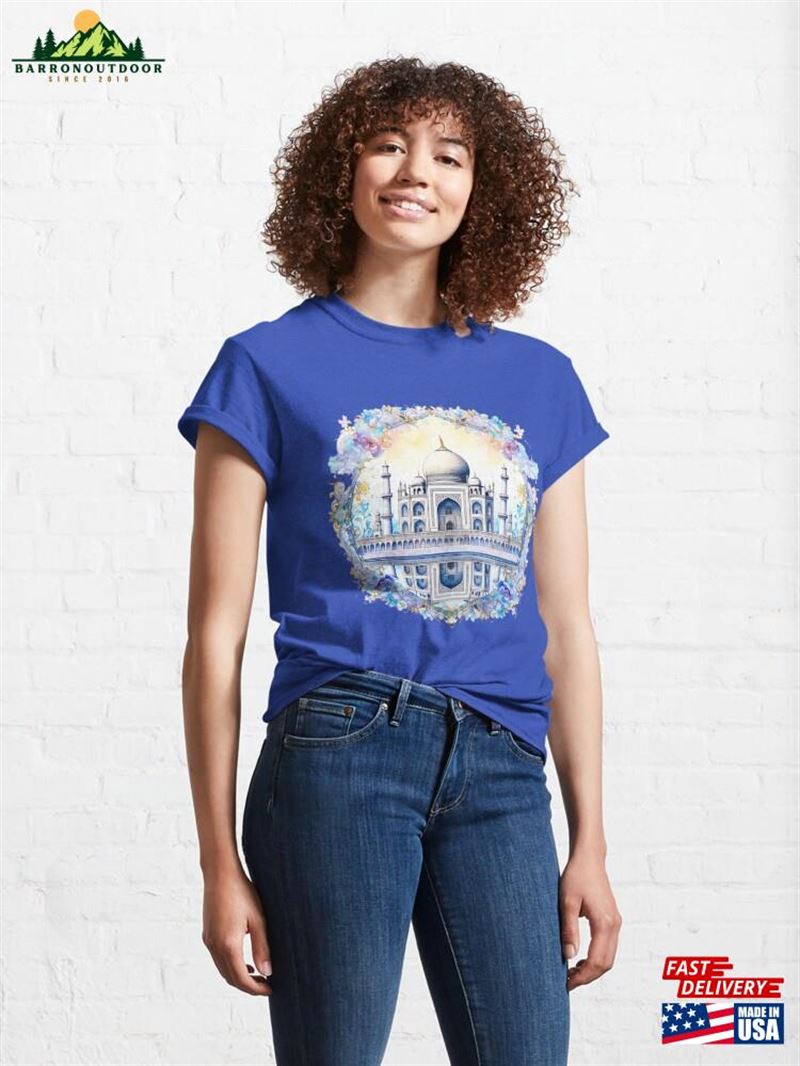 Mandalas And Sacred Symbols The Taj Mahal Classic T-Shirt Unisex Mandalas And Sacred Symbols The Taj Mahal Classic T-Shirt Unisex