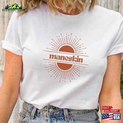 Maneskin Band Shirt Italian Music Tee Rock N Roll Classic Unisex