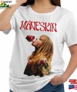 Maneskin Band Shirt Victoria De Angelis Unisex T-Shirt Short Sleeve Hoodie