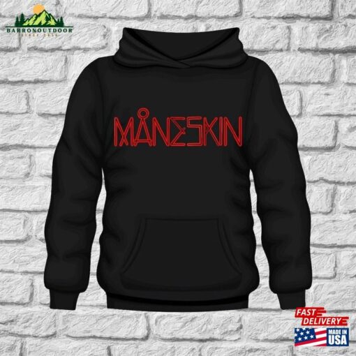 Maneskin Hoodie Black Midweight Recycled Poly Unisex