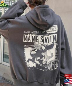 Maneskin Hoodie Vintage Rush World Tour 2023 Shirt Band Sweatshirt Classic