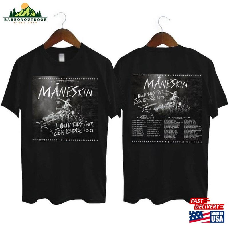 Maneskin Louds Kids Gets Louder Tour 2022 2023 T-Shirt Rock Band Tee Sweatshirt Unisex Maneskin Louds Kids Gets Louder Tour 2022 2023 T-Shirt Rock Band Tee Sweatshirt Unisex