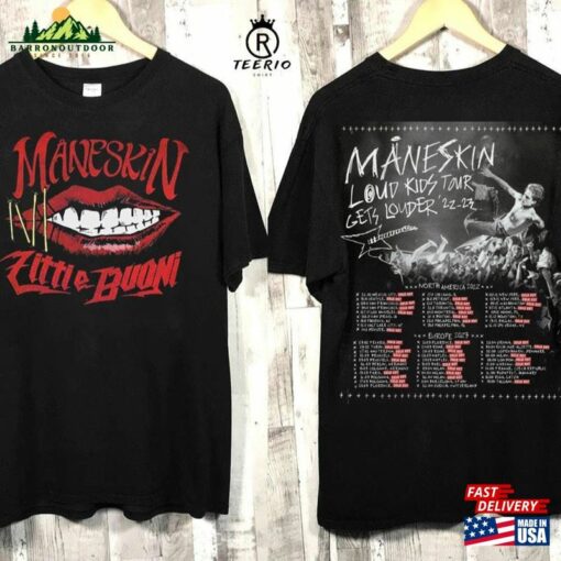 Maneskin Louds Kids Gets Louder Tour 20222023 T-Shirt Hoodie