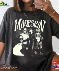 Maneskin Music Shirt Rush! World Tour 2023 Rock Band Classic Hoodie
