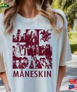 Maneskin Vintage T-Shirt Rush World Tour 2023 Shirt Sweatshirt Classic