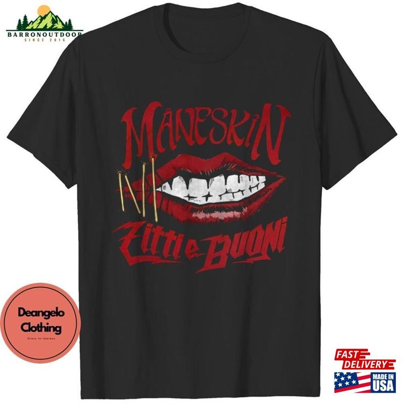 Maneskin Zitti E Buoni Rock N Roll Shirt 2023 World Tour Unisex T-Shirt 2D Band Hoodie Maneskin Zitti E Buoni Rock N Roll Shirt 2023 World Tour Unisex T-Shirt 2D Band Hoodie