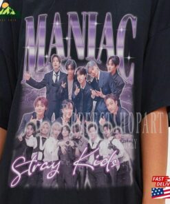 Maniac Stry Kids Shirt Stay Oddinary Skz T-Shirt Kpop Merch Classic