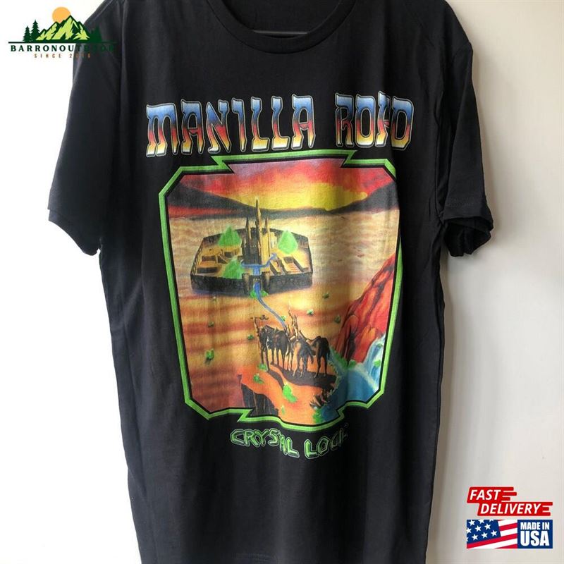 Manilla Road Crystal Logic T-Shirt (Front Amp Back Print) Classic Hoodie Manilla Road Crystal Logic T-Shirt (Front Amp Back Print) Classic Hoodie