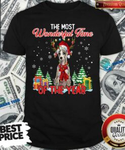Nice Whippet The Most Wonderful Time Of The Year Ugly Christmas Shirt Nice Whippet The Most Wonderful Time Of The Year Ugly Christmas Shirt