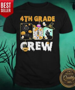 Official 4th Grade Boo Crew Halloween Shirt