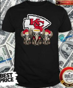 Official Cute Kansas City Chiefs Elephant Christmas Shirt Official Cute Kansas City Chiefs Elephant Christmas Shirt