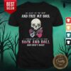 Oh Give Me The Beat And Free My Soul I Wanna Get Lost In Your Rock And Roll And Drift Away Halloween Shirt