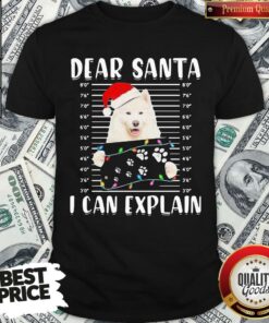 Original Dear Santa I Can Explain Light Christmas Shirt Original Dear Santa I Can Explain Light Christmas Shirt