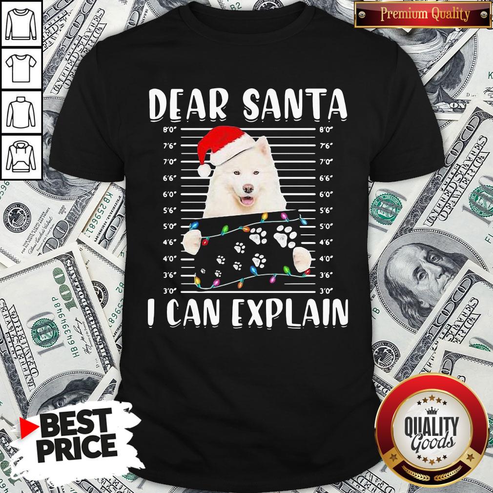 Original Dear Santa I Can Explain Light Christmas Shirt Original Dear Santa I Can Explain Light Christmas Shirt