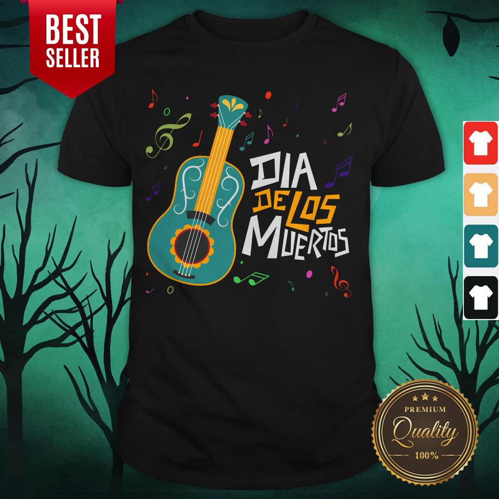 Party Music Guitar Dia De Los Muertos Day Of Dead Shirt Party Music Guitar Dia De Los Muertos Day Of Dead Shirt