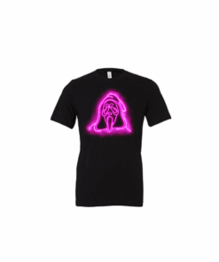 Pink Neon Ghostface T-Shirt