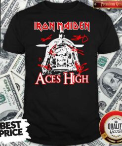 Premium Skeleton Iron Maiden Aces High Halloween Shirt