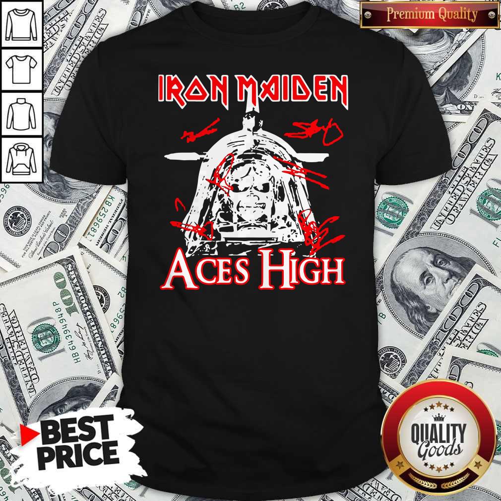 Premium Skeleton Iron Maiden Aces High Halloween Shirt Premium Skeleton Iron Maiden Aces High Halloween Shirt