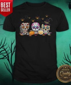 Premium Skull Witch Pumpkin Halloween Shirt