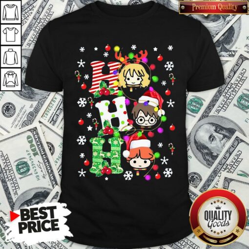 Pretty Harry Potter Ho Ho Ho Christmas Light Shirt