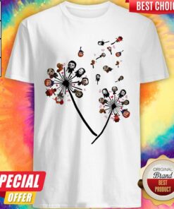 Pretty Horror Character Dandelion Flower Shirt