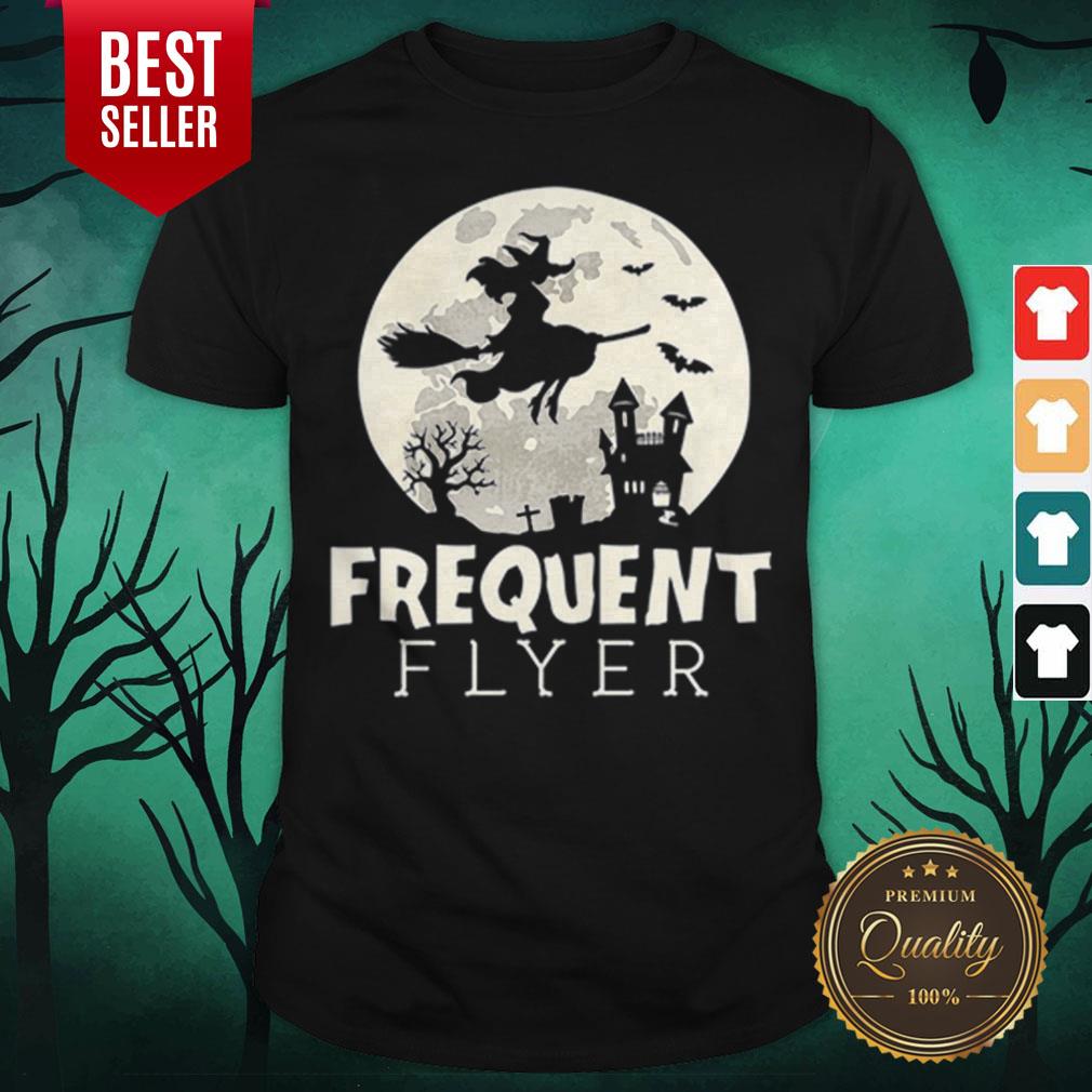 Pretty Witch Costume Frequent Flyer Halloween Shirt Pretty Witch Costume Frequent Flyer Halloween Shirt