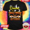 Queen Of Halloween Are Born In October Halloween Shirt