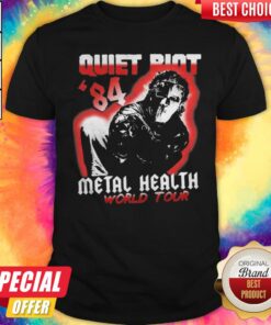 Quiet Riot 84 Mental Health World Tour Halloween Shirt
