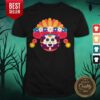 Skeleton Woman Day Of The Dead Muertos Shirt