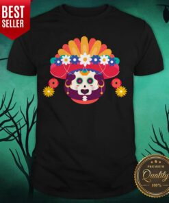 Skeleton Woman Day Of The Dead Muertos Shirt