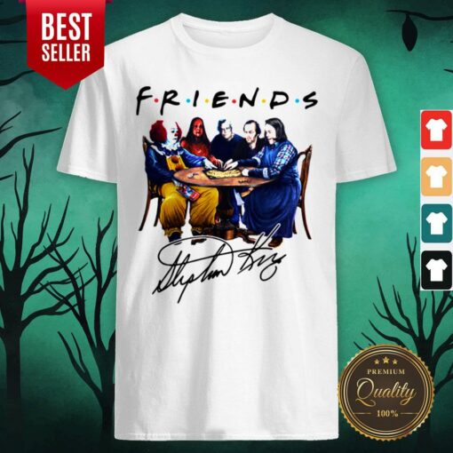 Stephen King Is Still Underrated Friends Signature Halloween Shirt
