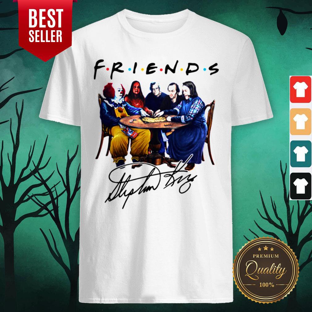 Stephen King Is Still Underrated Friends Signature Halloween Shirt Stephen King Is Still Underrated Friends Signature Halloween Shirt