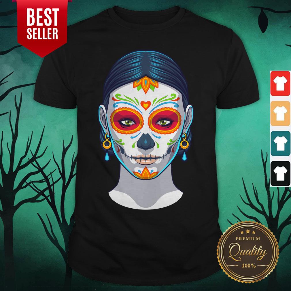 Sugar Skull Woman Day Of The Dead Muertos Shirt Sugar Skull Woman Day Of The Dead Muertos Shirt