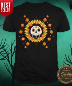 Sun Sugar Skull Dia De Los Muertos Day Dead Shirt