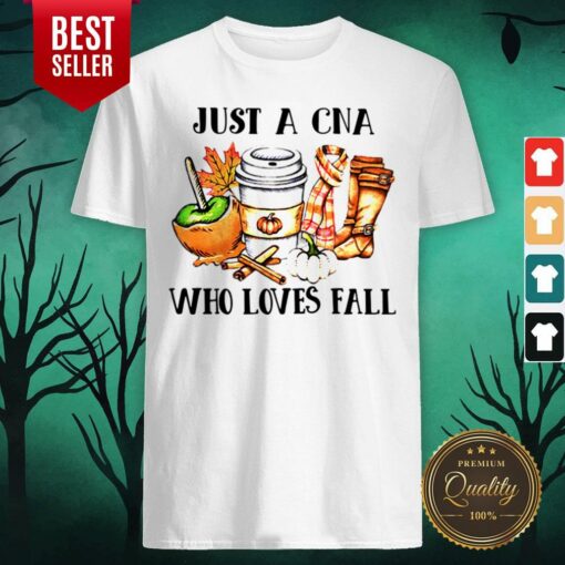 Top Just A CNA Who Loves Fall Halloween Shirt