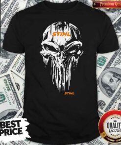 Top Skull Stihl Logo Halloween Shirt