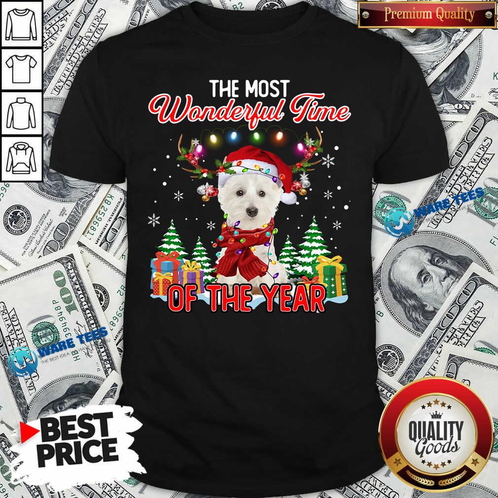 West Highland Terrier Most Wonderful Ugly Christmas Shirt West Highland Terrier Most Wonderful Ugly Christmas Shirt