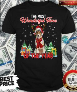 Wire Fox Terrier Most Wonderful Time Of Year Christmas Shirt Wire Fox Terrier Most Wonderful Time Of Year Christmas Shirt